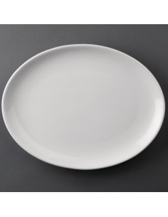 Athena Hotelware Oval Coupe Plates 254x 178mm
