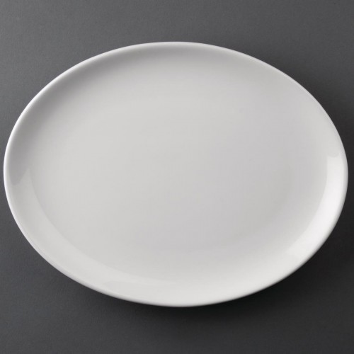 Athena Hotelware Oval Coupe Plates 254x 178mm