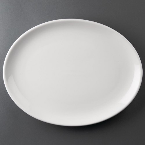 Athena Hotelware Oval Coupe Plates 305x 242mm