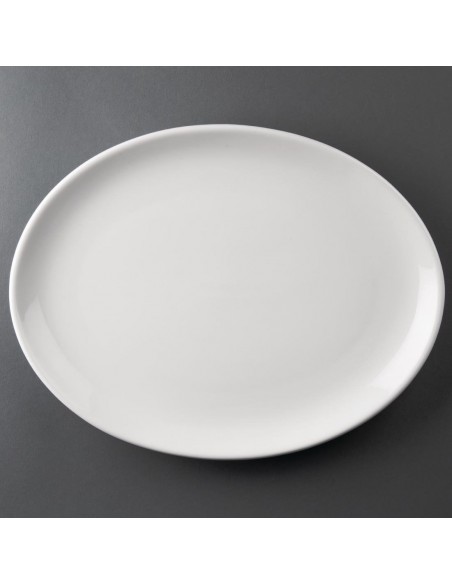 Athena Hotelware Oval Coupe Plates 305x 242mm Athena Hotelware Oval Coupe Plates 305x 242mm