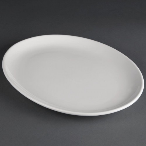 Athena Hotelware Oval Coupe Plates 305x 242mm Athena Hotelware Oval Coupe Plates 305x 242mm