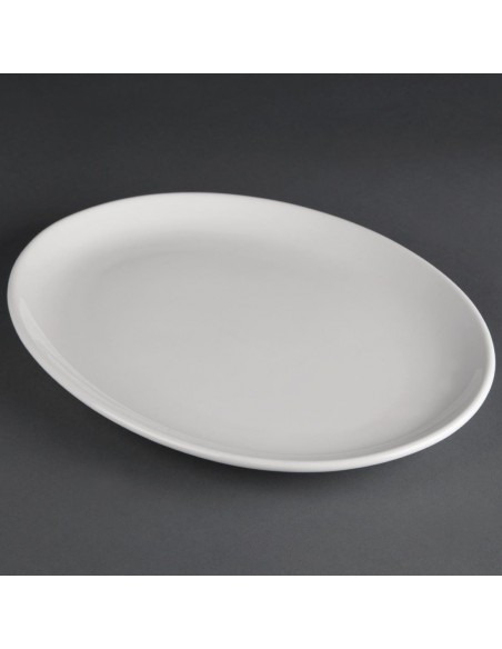 Athena Hotelware Oval Coupe Plates 305x 242mm Athena Hotelware Oval Coupe Plates 305x 242mm