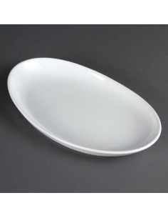 Olympia French Deep Oval Plates 304mm