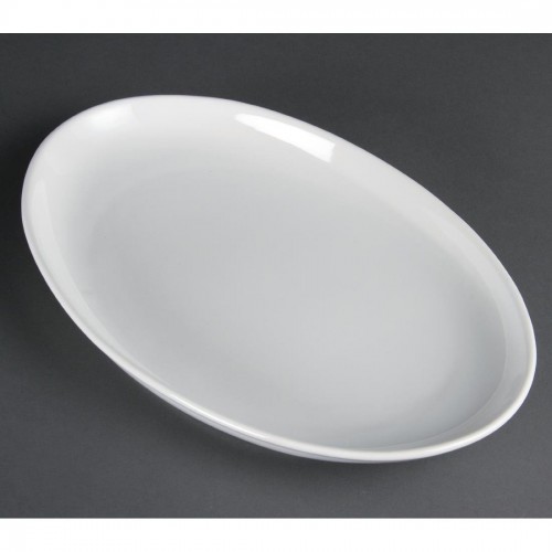 Olympia French Deep Oval Plates 365mm