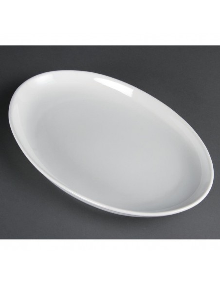 Olympia French Deep Oval Plates 365mm