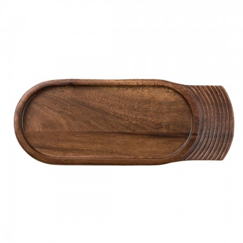 Churchill Single Handled Medium Wooden Trays 355mm