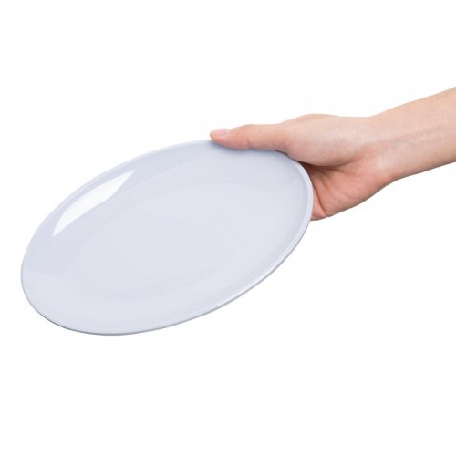 Kristallon Melamine Oval Coupe Plates 225mm