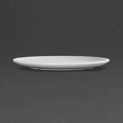 Kristallon Melamine Oval Coupe Plates 225mm