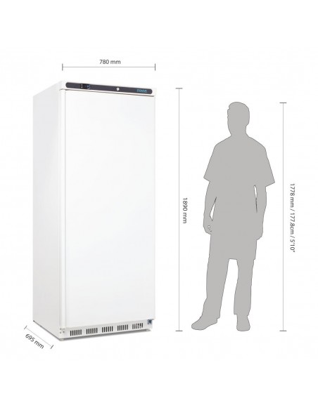 Polar CD615 600 Ltr Upright Freezer