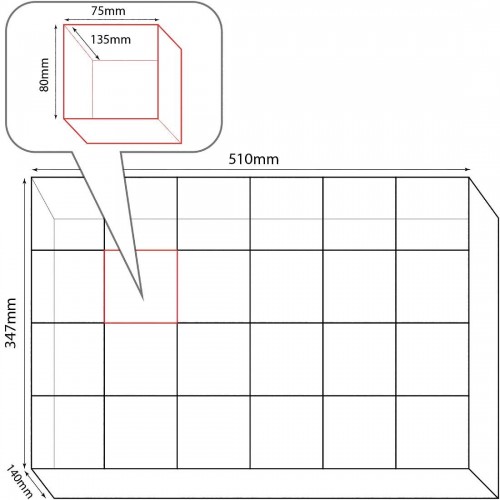 Glassjack Blue 24 Sections