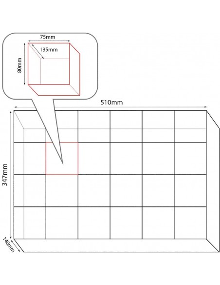 Glassjack Blue 24 Sections