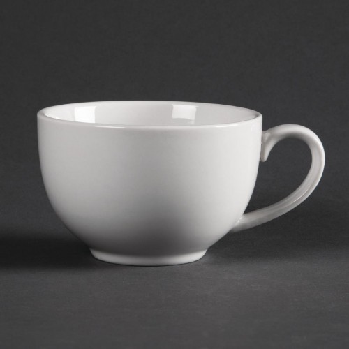 Olympia Whiteware Elegant Cups 230ml 8oz