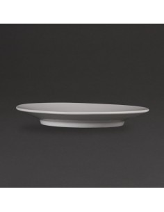 Olympia Whiteware Elegant Saucers 148mm 2