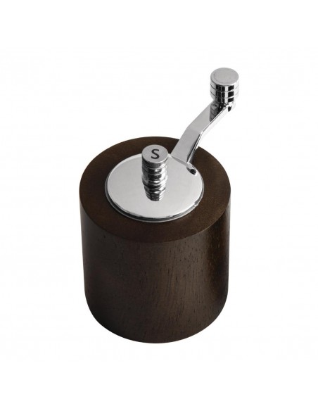 Dark Wood Salt and Pepper Mill Grinder Set