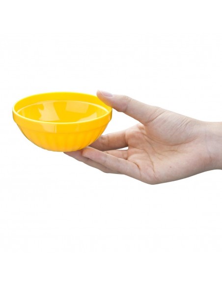 Kristallon Polycarbonate Bowls Yellow 102mm