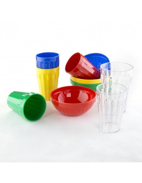 Kristallon Polycarbonate Bowls Yellow 102mm