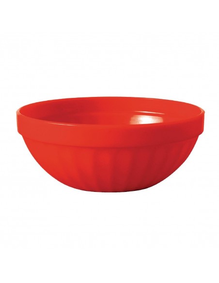 Kristallon Polycarbonate Bowls Red 102mm