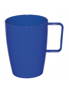 Kristallon Polycarbonate Handled Beakers Blue 284ml