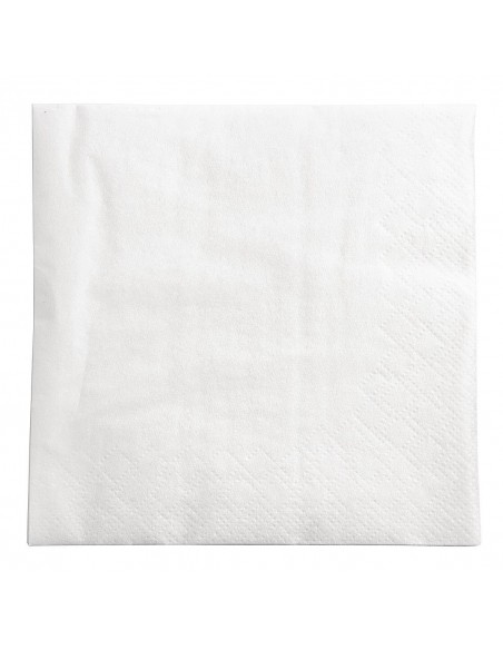Fasana Cocktail Napkins White 250mm - CK881