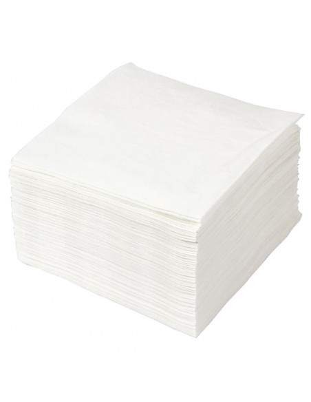 Fasana Cocktail Napkins White 250mm - CK881
