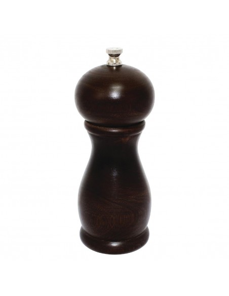 Dark Wood Salt and Pepper Mill 6in