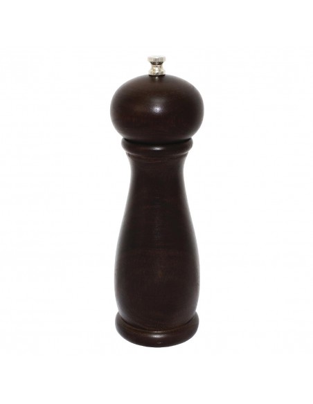Dark Wood Salt and Pepper Mill 8in