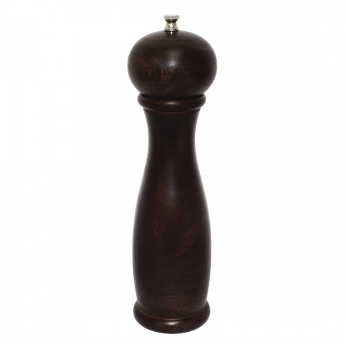 Dark Wood Salt and Pepper Mill 10in