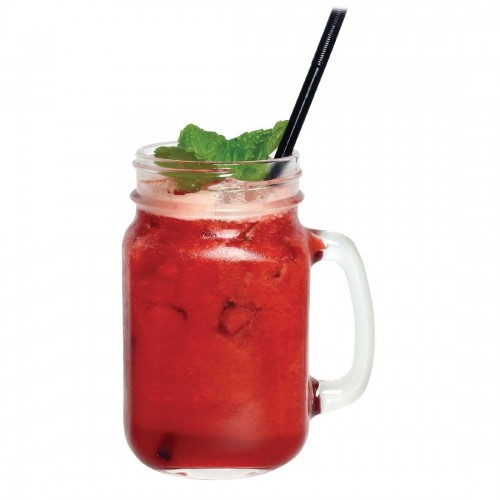 Olympia Handled Jam Jar Glasses 450ml CE678 Next Day Catering