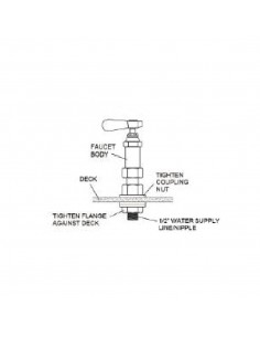 Vogue Pedestal Pre Rinse Spray 2