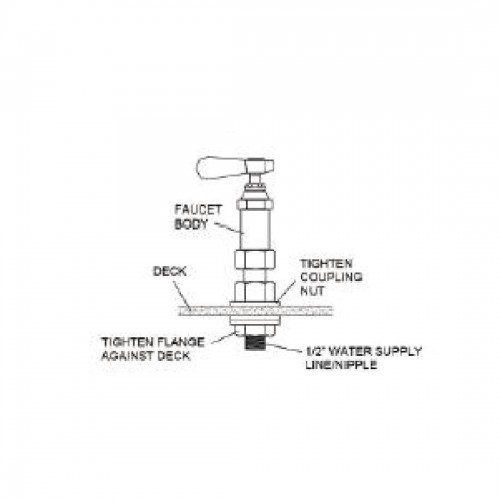 Vogue Pedestal Pre Rinse Spray