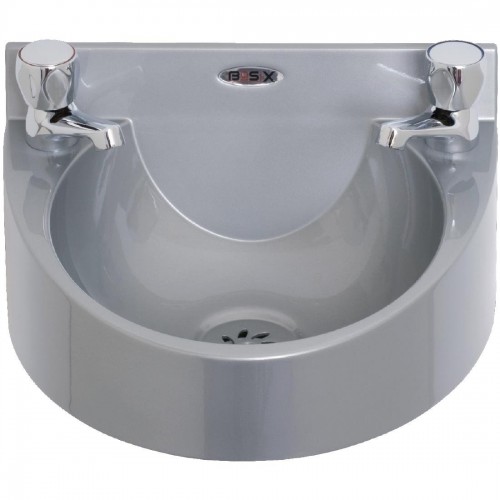 Basix Polycarbonate Wash Hand Basin Grey