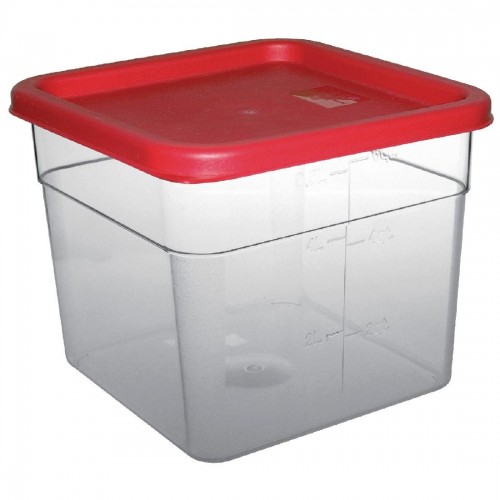 Polycarbonate Square Storage Container 5.5Ltr
