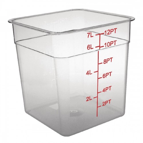 Polycarbonate Square Storage Container 7Ltr