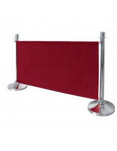 Bolero Red Canvas Barrier