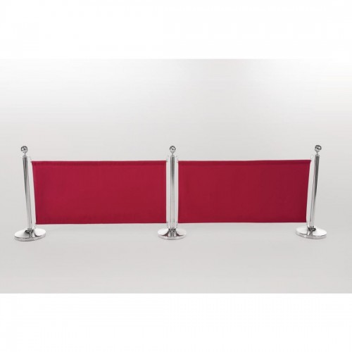 Bolero Red Canvas Barrier