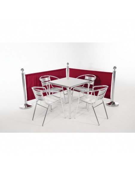 Bolero Red Canvas Barrier