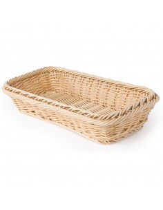 Polypropylene Natural Rattan Basket 1/3 GN