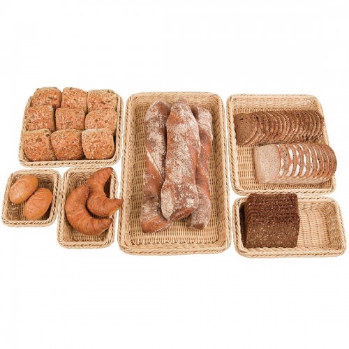 Polypropylene Natural Rattan Basket 1/3 GN