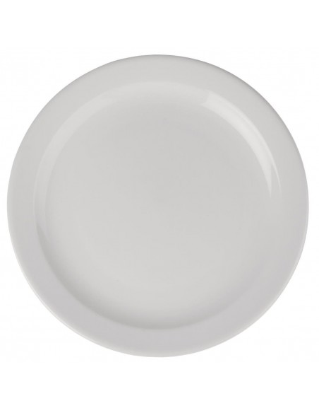 Athena Hotelware Narrow Rimmed Plates 258mm