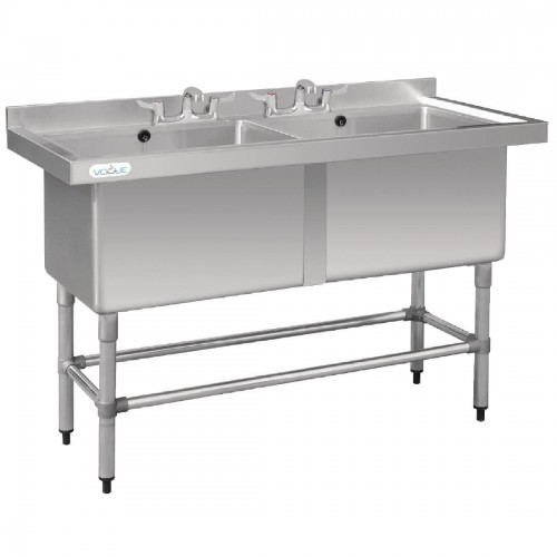 Double Deep Pot Sink - 1410 x 600