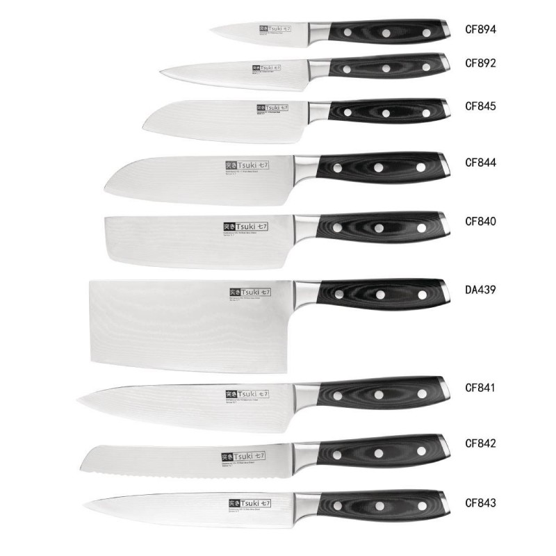 Tsuki CF841 giapponese chef coltello 