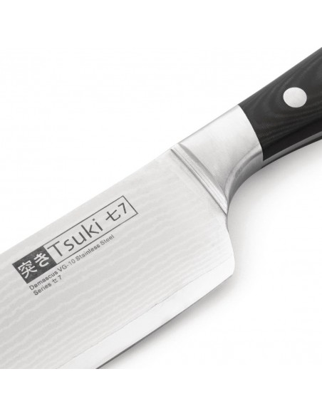 Tsuki Japanese Santoku Knife 18cm
