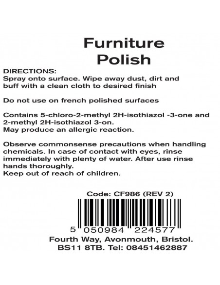 Jantex Furniture Polish 750ml