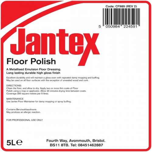 Jantex Floor Polisher 5Ltr