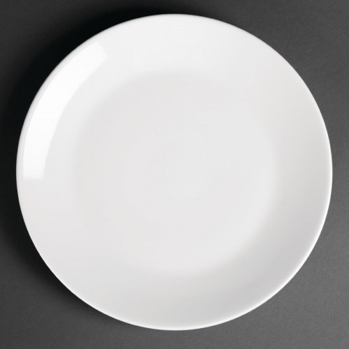 Royal Porcelain Classic White Narrow Rim Plates 150mm