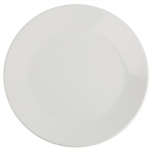 Royal Porcelain Classic White Narrow Rim Plates 240mm