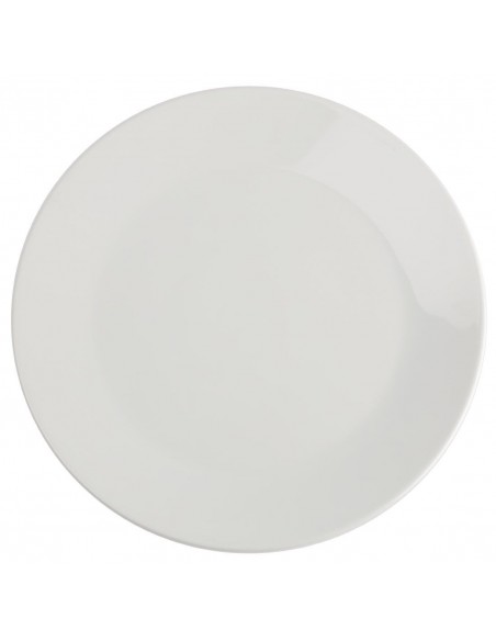 Royal Porcelain Classic White Narrow Rim Plates 240mm