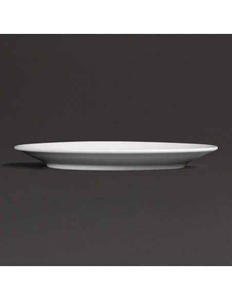 Royal Porcelain Classic White Narrow Rim Plates 240mm