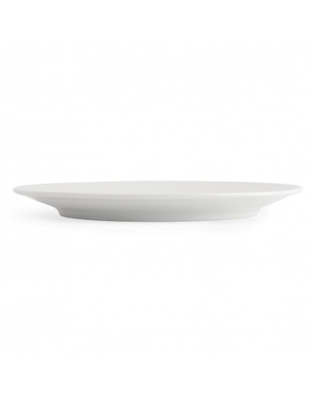 Royal Porcelain Classic White Narrow Rim Plates 240mm