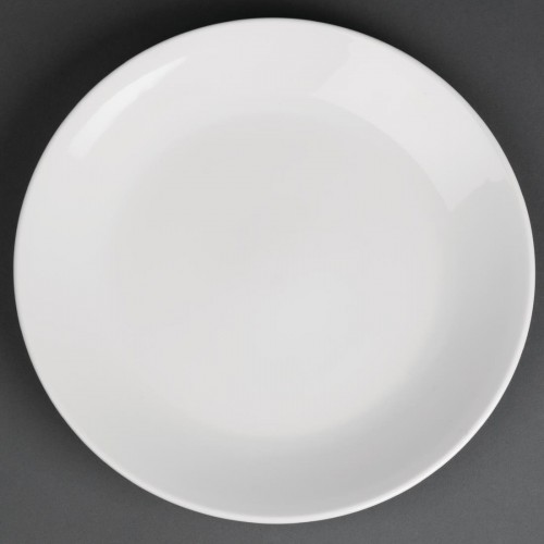 Royal Porcelain Classic White Narrow Rim Plates 260mm